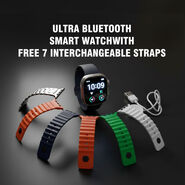 Ultra Smart Watch With 7 Free Straps (BCSW61)