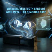 Wireless Bluetooth Earbuds With LED Charging Case (TWS102)