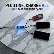 3 In 1 Cable With Fast Charging Chipset (CDC20)