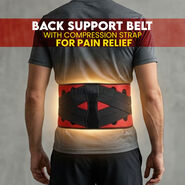 Back Support Belt With Compression Strap For Pain Relief (BSB)