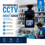 Rechargeable CCTV With Inbuilt Scree (CCTV42)