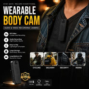 Wearable Body Cam With Audio & Video Recording Camera (CCTV43)