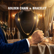 Golden Chain + Bracelet (MGJ54)