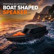 Portable Bluetooth Boat Shape Speaker High-Quality Sound (BLS24)