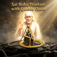 Sai Baba Pendant With Golden Chain (SJPN6)