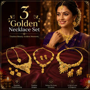 3 Golden Necklace Set (WJ3)