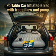 Portable Car Inflatable Bed With Free Pillow And Pump (PF27)