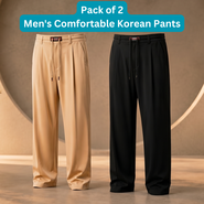 Pack of 2 Mens Comfortable Korean Pants (2KP1)