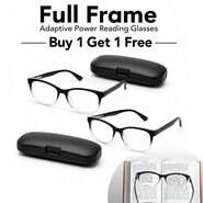Full Frame Adaptive Power Reading Glasses Buy 1 Get 1 Free (2ORG3)