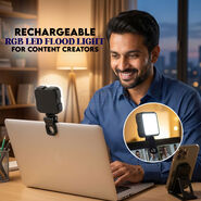 Rechargeable RGB Led Flood Light For Content Creator (SRL3)