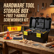 Hardware Tool Storage Box With Free Hand Tool Kit (HT103)