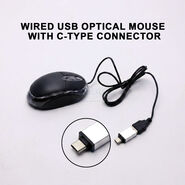 Wired USB Optical Mouse With C type Connector (WUMC)