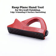 Rasp Plane Hand Tool For Drywall Finishing, Edge Trimming, and Surface Smoothing (HT112)