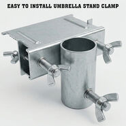 Easy To Install Umbrella Stand Clamp (HT116)