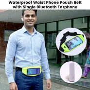 Waterproof Waist Phone Pouch Belt with single bluetooth (WBB)