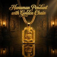 Hanuman Pendant With Golden Chain (SJPN13)