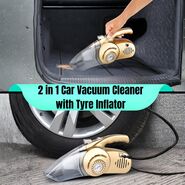 2 In 1 Car Vacuum Cleaner with Tyre Inflator (TI10)