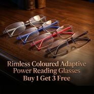 Rimless Adaptive Power Reading Glasses Buy 1 Get 3 Free (4ORG26)
