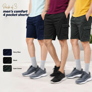 Versatile Comfort Shorts With Smart Pocket (3SM1)