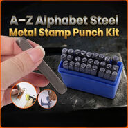 A?Z Alphabet Steel Metal Stamp Punch Kit (HT156)