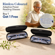 Rimless Coloured Adaptive Power Reading Glasses Buy 1 Get 1 Free (2OC3RG1)