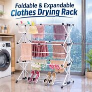 Foldable & Expandable Clothes Drying Rack (CLN7)