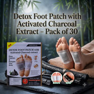 Detox Foot Patch With Activated Charcoal Extract Pack of 30 (DTXC30)