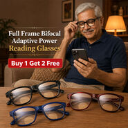 Full Frame Bifocal Adaptive Power Reading Glasses Buy 1 Get 2 Free (3BORG39)