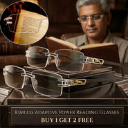 Rimless Adaptive Power Reading Glasses Buy 1 Get 2 Free (3ORG41)