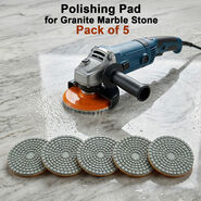 Polishing Pad for Granite Marble Stone Pack of 5 (DA5)