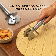 2 In 1 Stainless Steel Roller Cutter (ROLC)