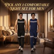 Pick Any 1 Comfortable Night Set For Men (MNS1)