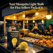 Pack of 6 Anti Mosquito Light Bulb For Flea Sellers (LL85)