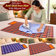 Pick Any 1 Anti Skid Iron Mat With Silicone Pad (ICPM2)