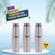 Pack Of 3 Stainless Steel Water Bottle - 700ml (3B6)
