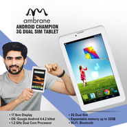 Ambrane Android Champion 3G Dual SIM Tablet