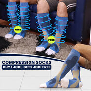 Compression Socks Buy 1 Pair Get 2 Pair Free (CS03)