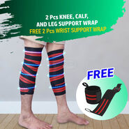 Knee Calf And Leg Support Wrap For Pain - Buy 1 Pair Get 1 Pair FREE (CWSW01)