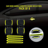 Car Door Handle & Under Scratch Guard Reflector
