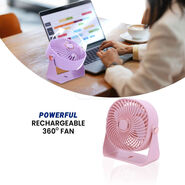 Rechargeable 360 Degree Desk Fan (EF21)