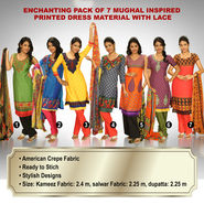 naaptol churidar materials combo