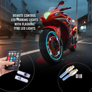 Remote Controlled Parking Lights With Flashing Tyre LED Lights (RCPL)