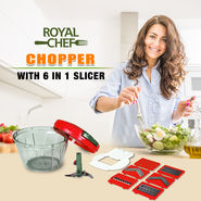 Royal Chef Chopper with 6 in 1 Slicer