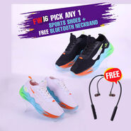 Pick Anyone Sports shoe With Free  Neckband Earphone (SSC21)