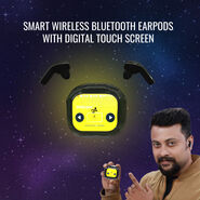 Smart Wireless Bluetooth Earpods With Digital Touch Screen (TWS57)