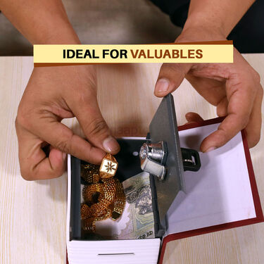 Pocket Size Book Locker With Piggy Bank (HA23)