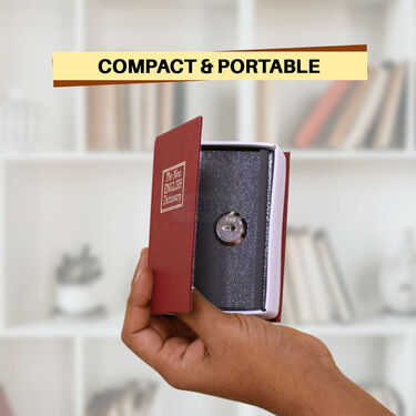 Pocket Size Book Locker With Piggy Bank (HA23)