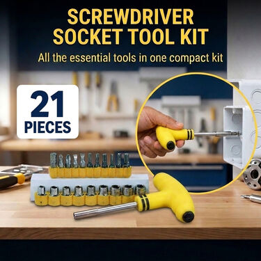 21 Pcs Screwdriver Socket Tool Kit (V2)