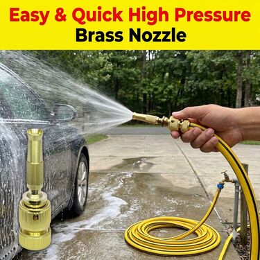 Easy & Quick High Pressure Brass Nozzle