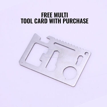 Smart Card Holder with Free Multi-tool Steel Card (AMW4)